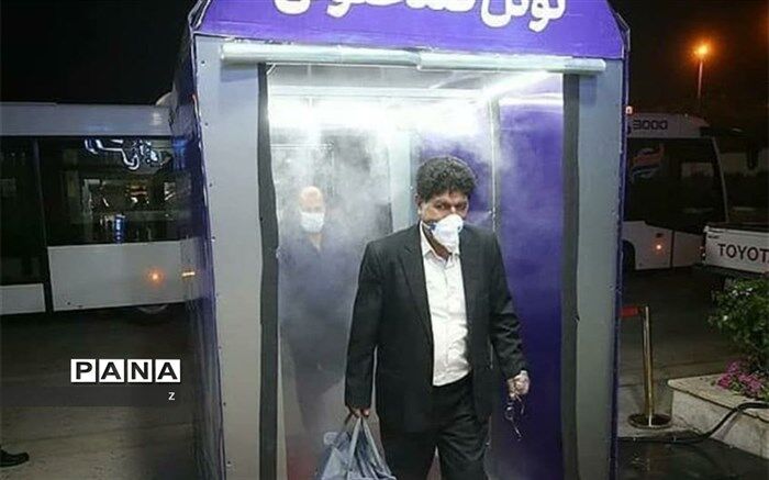 ساخت تونل ضد عفونی کننده هوشمند در کرمان