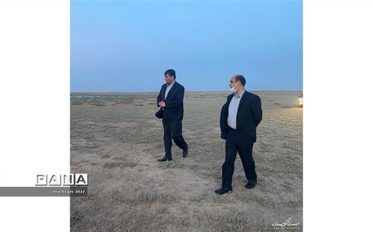 بازدید استاندار گلستان از روند عملیات پمپاژ پسآب کارخانه ید به تالاب اینچه برون