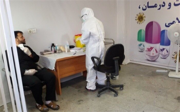 اجرای  تست اصلی کرونا برای کارکنان اداری آموزش وپرورش فشافویه