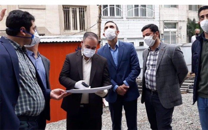 بازدید مدیرکل نوسازی، توسعه و تجهیز مدارس استان تهران از مدارس در حال احداث منطقه ٨