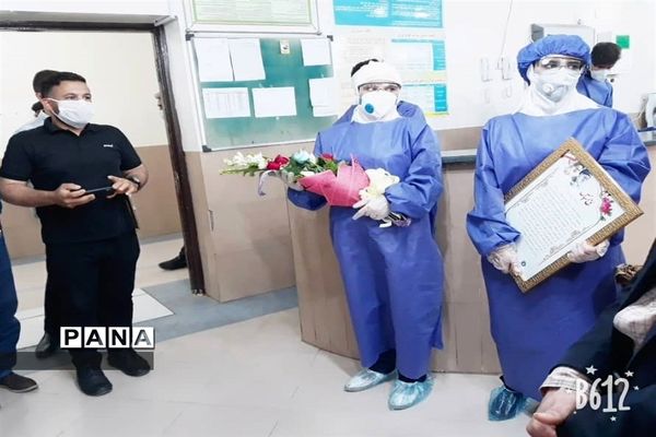 تقدیر از مدافعان سلامت در شهرستان امیدیه