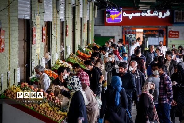 فاصله‌گذاری اجتماعی هوشمند  در بازار میوه تره بار