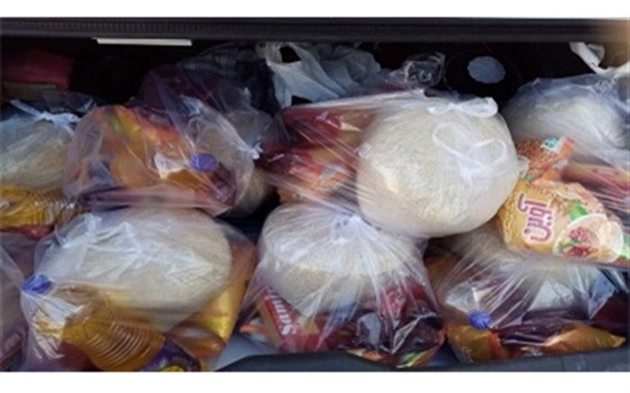 اجرای رزمایش کمک مومنانه حوزه بسیج دانش آموزی شهید مطهری خرمدره