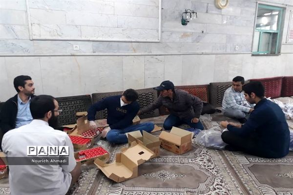 اهدای بسته‌های حمایتی در شهرری