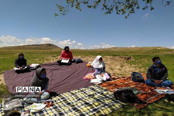 جلوه‌های عشق و ایثار معلمی در طبیعت بکر آوج