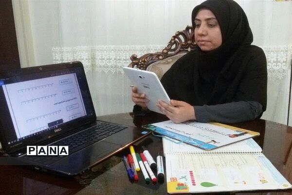 تداوم تلاش معلمان تهرانی برای تدریس در فضای مجازی-2