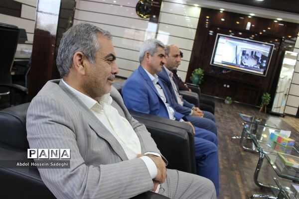 دیدارمسئول سازمان بسیج فرهنگیان سپاه امام صادق (ع)  استان بوشهر با مدیرکل آموزش و پرورش استان