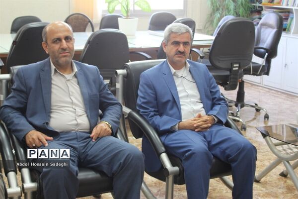 دیدار مسئول سازمان بسیج فرهنگیان سپاه امام صادق ( ع) استان بوشهر با معاون پرورشی و فرهنگی آموزش و پرورش استان