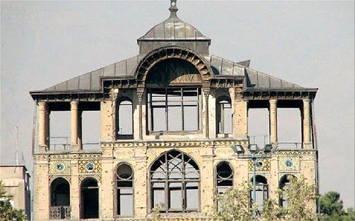 جزئیات مرمت عمارت کلاه فرنگی عشرت آباد