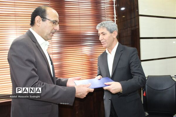 مراسم معارفه و تکریم معاون پرورشی و فرهنگی آموزش و پرورش استان بوشهر