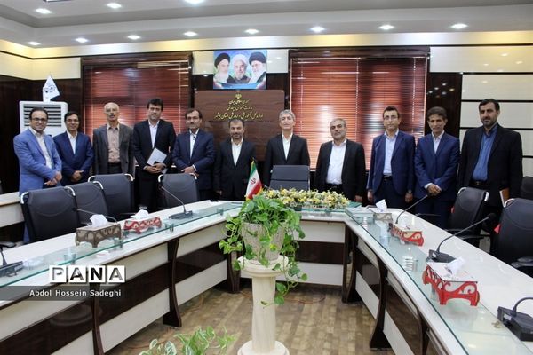 مراسم معارفه و تکریم معاون پرورشی و فرهنگی آموزش و پرورش استان بوشهر