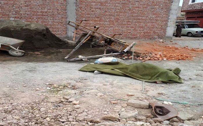 کارگر مهابادی بر اثر سقوط از ساختمان جان باخت