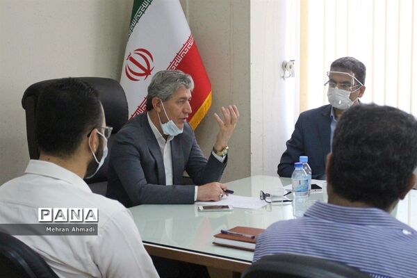 جلسه هماهنگی و برنامه‌ریزی بسیج فرهنگیان و دانش‌آموزی آموزش و پرورش استان بوشهر