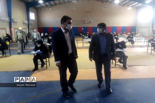 برگزاری امتحانات نهایی دوازدهم متوسطه دخترانه درسالن ورزشی حجاب  شهرستان حمیدیه