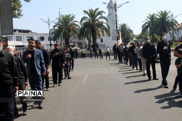 دسته‌روی به مناسبت شهادت امام صادق (ع) در قائم‌شهر
