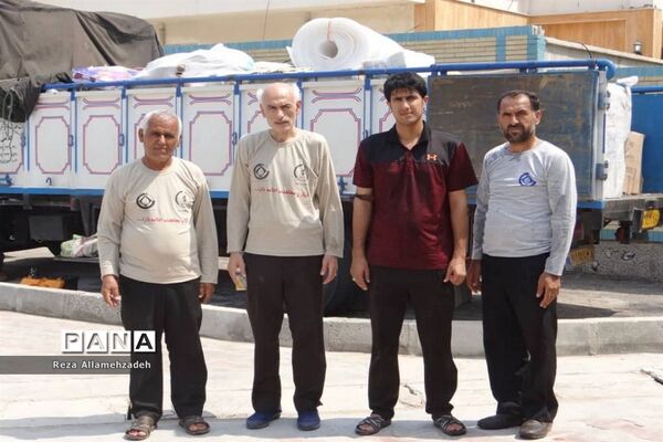 گروه جهادی ایثارگران بدون مرز استان بوشهر در بشاگرد روستای شمسون