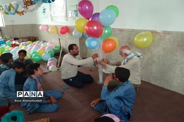 گروه جهادی ایثارگران بدون مرز استان بوشهر در بشاگرد روستای شمسون