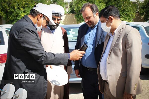 رصد خورشید گرفتگی در اداره کل آموزش و پرورش استان فارس