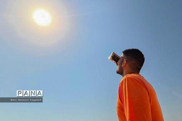 رصد آخرین کسوف قرن در آسمان جزیره کیش