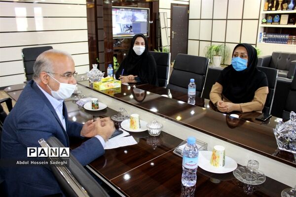 نشست مدیرکل بهزیستی استان بوشهربا مدیرکل آموزش و پرورش استان