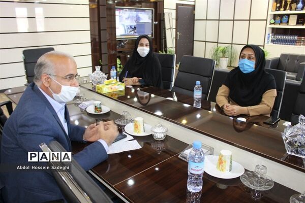 نشست مدیرکل بهزیستی استان بوشهربا مدیرکل آموزش و پرورش استان