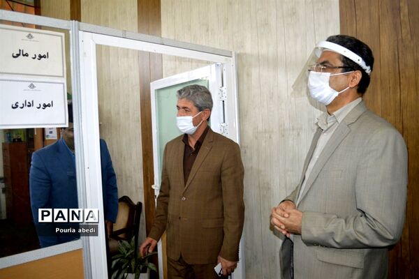 بازدید معاون پرورشی و فرهنگی اداره کل آموزش و پرورش استان بوشهر از سازمان دانش آموزی استان