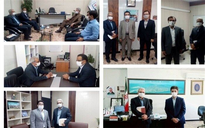 دیدار مدیر آموزش و پرورش شهرستان تنگستان با معاونین و روسای اداره کل آموزش و پرورش استان بوشهر  در زمینه مسایل آموزشی ، پرورشی و عمرانی