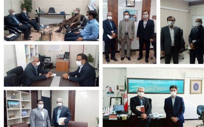 دیدار مدیر آموزش و پرورش شهرستان تنگستان با معاونین و روسای اداره کل آموزش و پرورش استان بوشهر  در زمینه مسایل آموزشی ، پرورشی و عمرانی