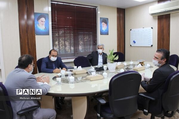 نشست معاونان آموزش و پرورش، پردیس دانشگاه فرهنگیان و  اداره استثنایی آموزش و پرورش بوشهر