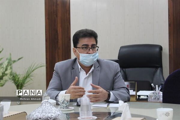 نشست معاونان آموزش و پرورش، پردیس دانشگاه فرهنگیان و  اداره استثنایی آموزش و پرورش بوشهر