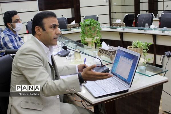 جلسه کمیته محتوی آموزشی معاون پرورشی و فرهنگی اداره‌کل آموزش و پرورش استان بوشهر