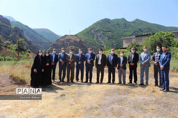 بازدید رییس و معاون سازمان دانش‌آموزی کشور از اجرای طرح گردشگری دانش‌آموزی در ورسک