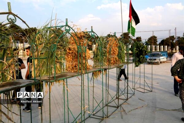 آماده‌سازی شب وداع با پیکر شهدای مدافع حرم در مرکز فرهنگی دفاع مقدس استان مازندران