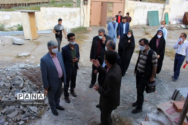 بازدید مدیرکل آموزش و پرورش مازندران از پروژه مجتمع گردشگری دانش‌آموزی ورسک