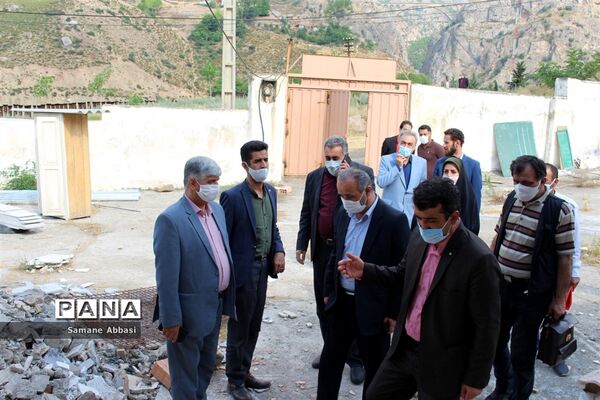 بازدید مدیرکل آموزش و پرورش مازندران از پروژه مجتمع گردشگری دانش‌آموزی ورسک