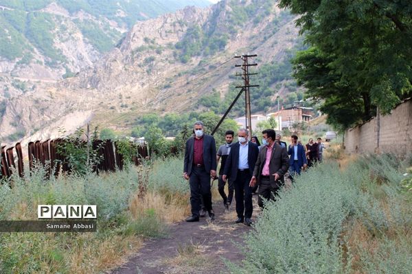 بازدید مدیرکل آموزش و پرورش مازندران از پروژه مجتمع گردشگری دانش‌آموزی ورسک