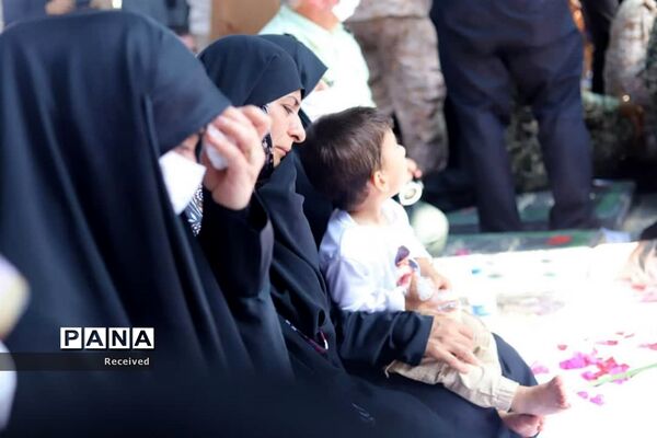 تشییع پیکر شهید مدافع حرم علی جمشیدی در نور