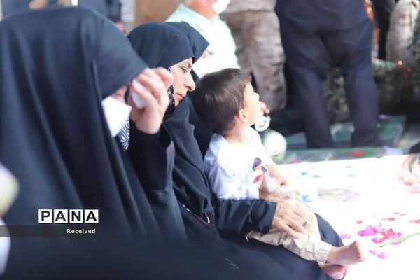 تشییع پیکر شهید مدافع حرم علی جمشیدی در نور