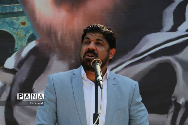 تشییع پیکر شهید مدافع حرم علی جمشیدی در نور