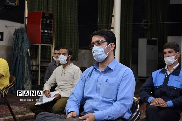 جلسه تعامل با کلانتری ۱۲  میدان امام در مسجد امام حسین( ع)