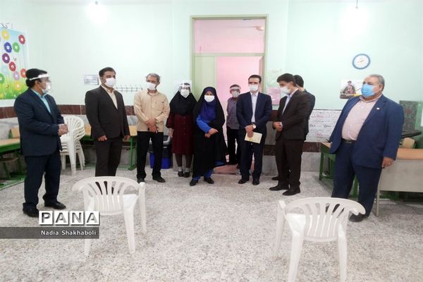 افتتاح پایگاه سنجش سلامت جسمانی و آمادگی تحصیلی نو آموزان بدو ورود به دبستان و پیش دبستان شهرستان بوشهر