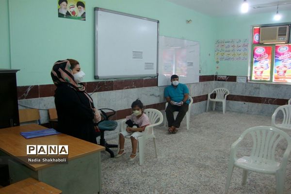 افتتاح پایگاه سنجش سلامت جسمانی و آمادگی تحصیلی نو آموزان بدو ورود به دبستان و پیش دبستان شهرستان بوشهر