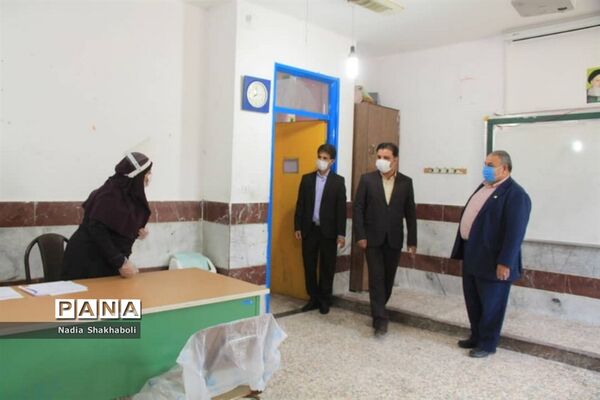 افتتاح پایگاه سنجش سلامت جسمانی و آمادگی تحصیلی نو آموزان بدو ورود به دبستان و پیش دبستان شهرستان بوشهر