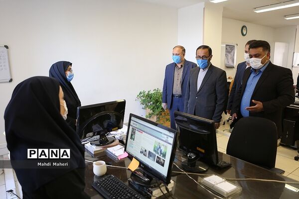 بازدید معاون وزیر و رئیس سازمان نهضت سوادآموزی از خبرگزاری پانا