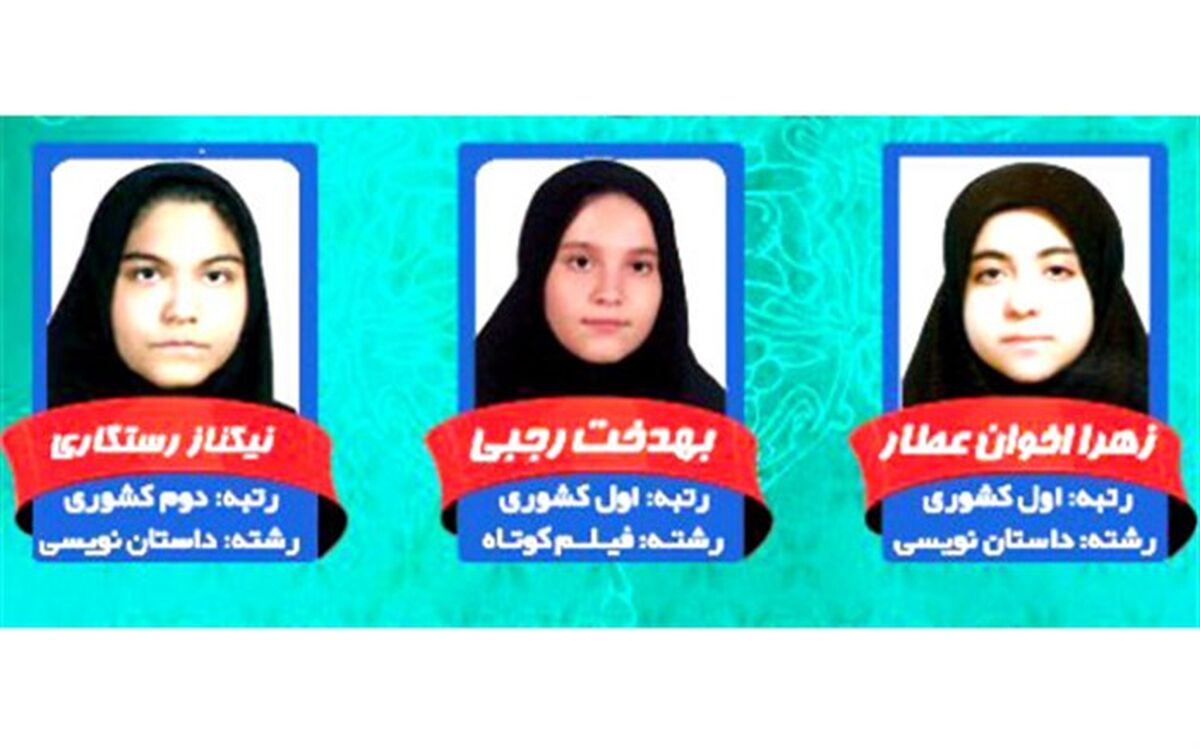 کسب رتبه سوم کشوری در  بیستمین جشنواره ی ملی پرسش مهر توسط دانش آموزان همدانی