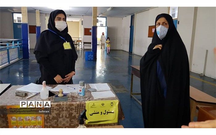 بازدید از پایگاه سنجش نوآموزان منطقه17