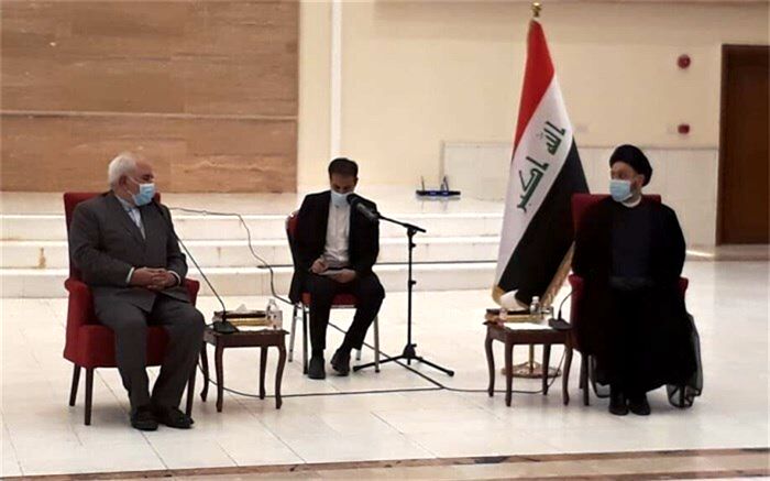 ظریف با عمار حکیم دیدار کرد