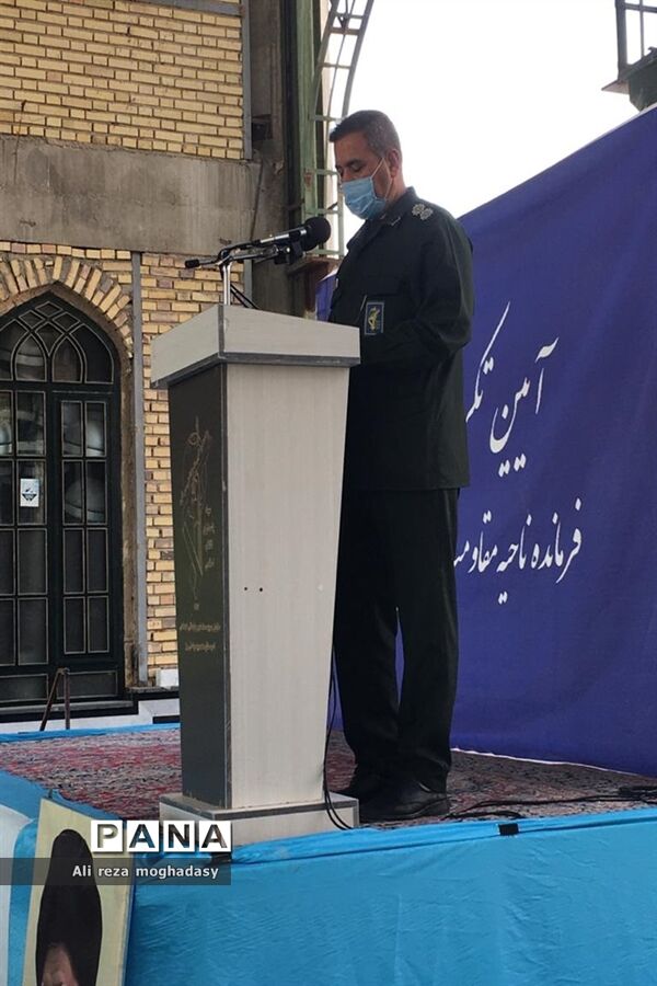 آئین تکریم و معارفه فرمانده سپاه ناحیه نى ریز