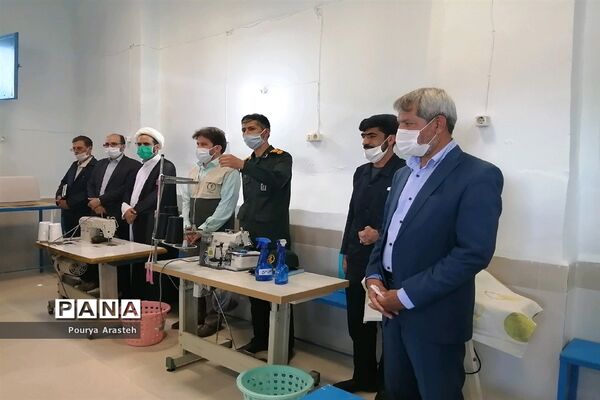 افتتاح کارگاه خیاطی معدن قلعه‌زری به همت ناحیه مقاومت بسیج شهرستان خوسف
