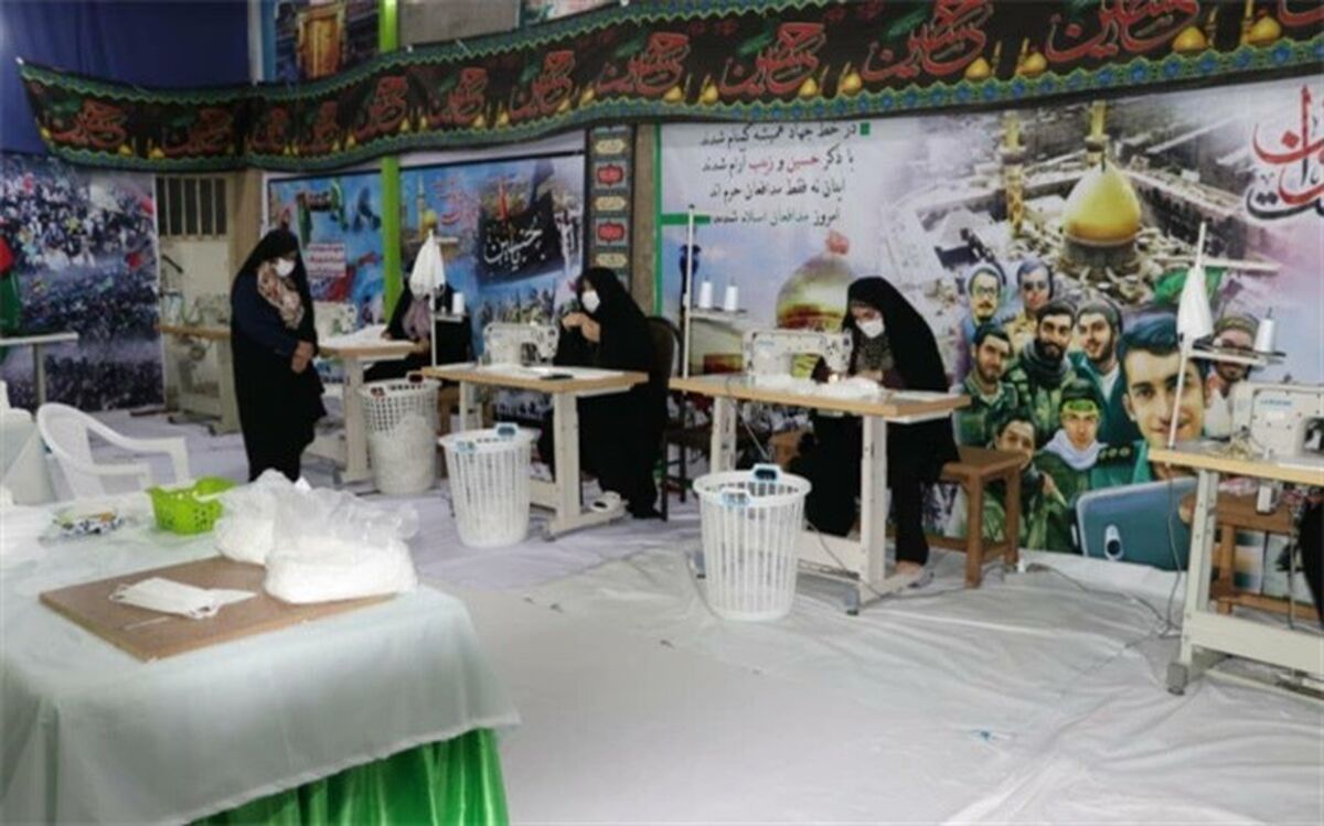 فرماندار نظرآباد از کارگاه تولید ماسک ستاد بازسازی عتبات عالیات بازدید کرد